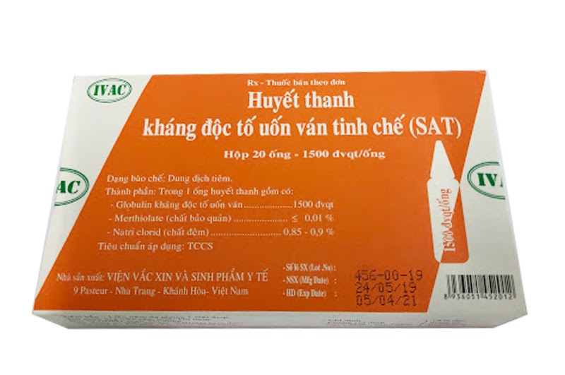 Vắc xin uốn ván SAT: Hiểu rõ hơn về phòng ngừa và điều trị uốn ván